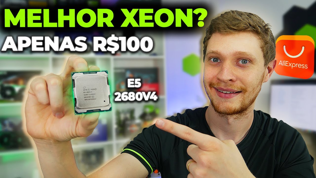 XEON DE R$100 MELHOR QUE RYZEN? 14 NÚCLEOS E 3.00GHZ! E5 2680 V4 VALE A PENA?