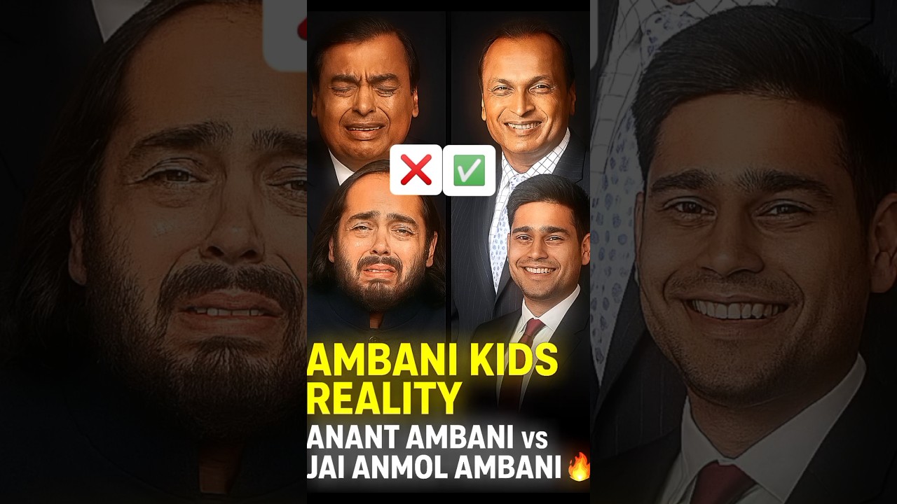 Ambani Kids Reality &ndash; Anant Ambani vs Jai Anmol Ambani 🔥😱#shorts#ambani#facts