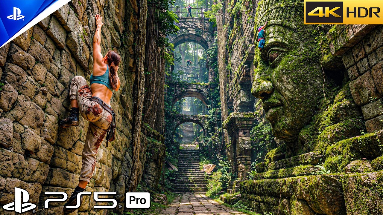 INSANE ESCAPE From Destruction  - Tomb Raider on (PS5 PRO) | Realistic ULTRA MAX Graphics [4K 60FPS]