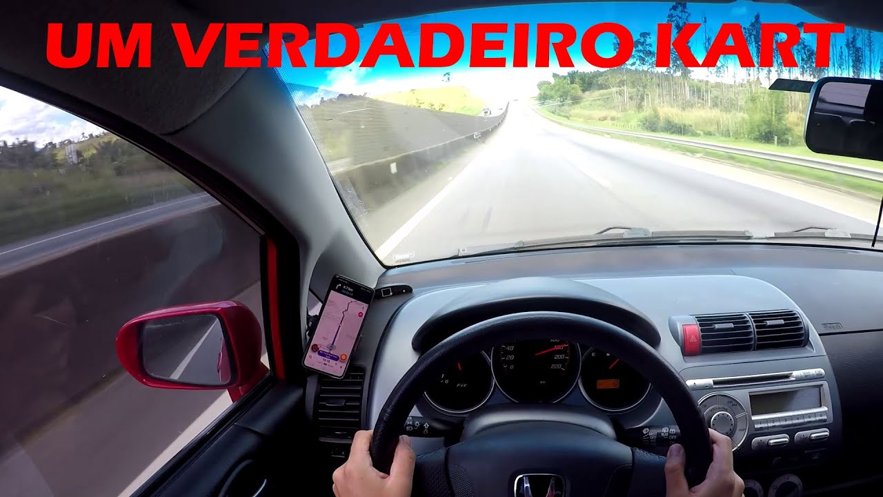 Testando o desempenho e estabilidade do Honda Fit S 1.5 2008!
