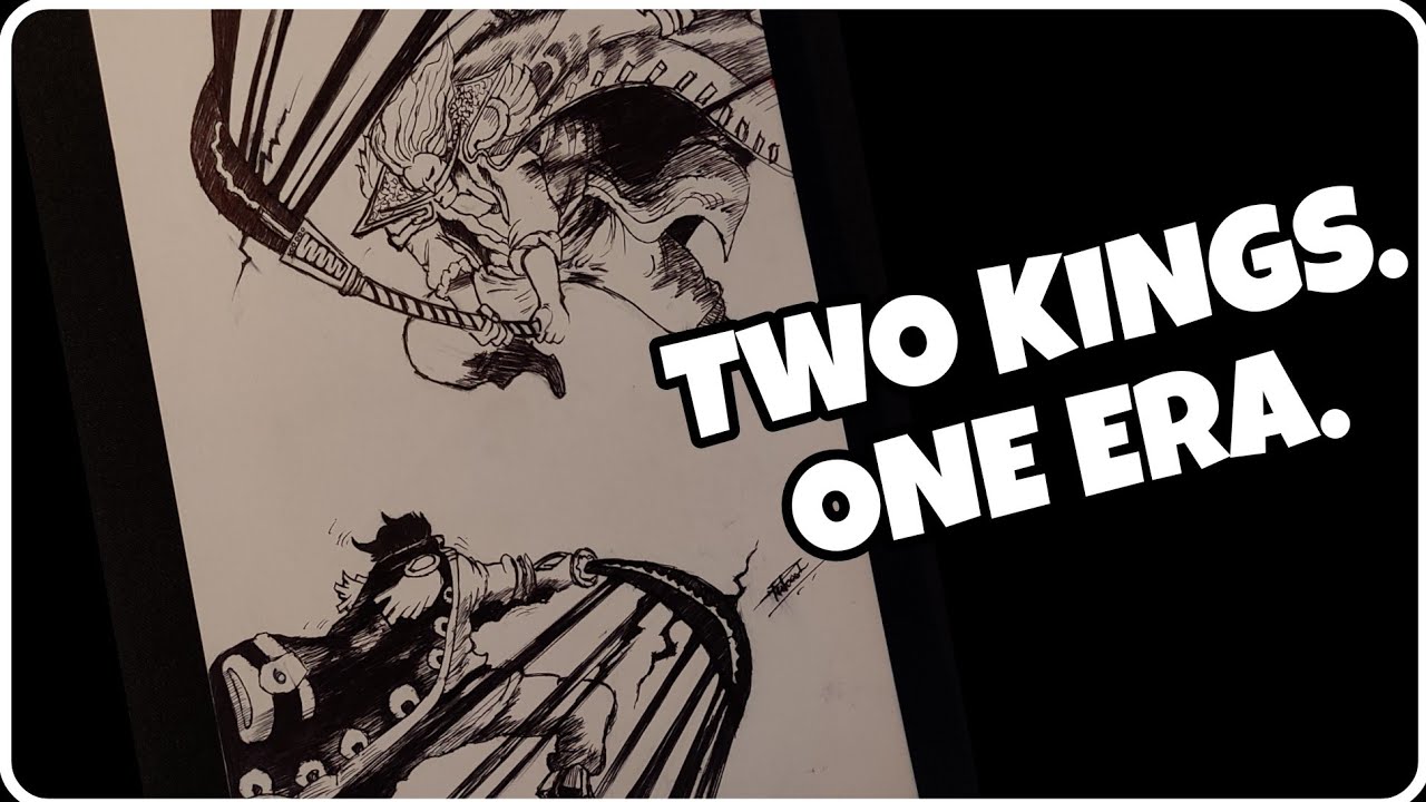 Legendary Rivals Meet | Whitebeard & Gol D. Roger Sketch 🔥#anime #onepiece #art #drawing #mangaart 