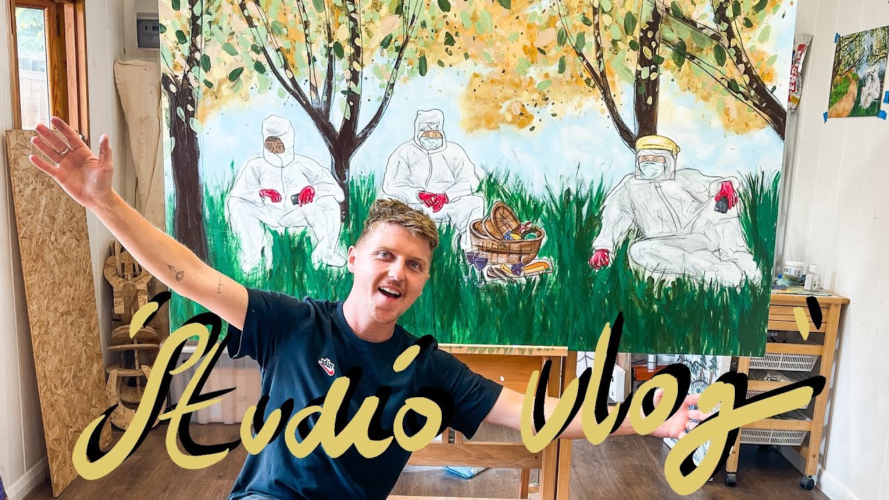 Chilled Art Studio Vlog