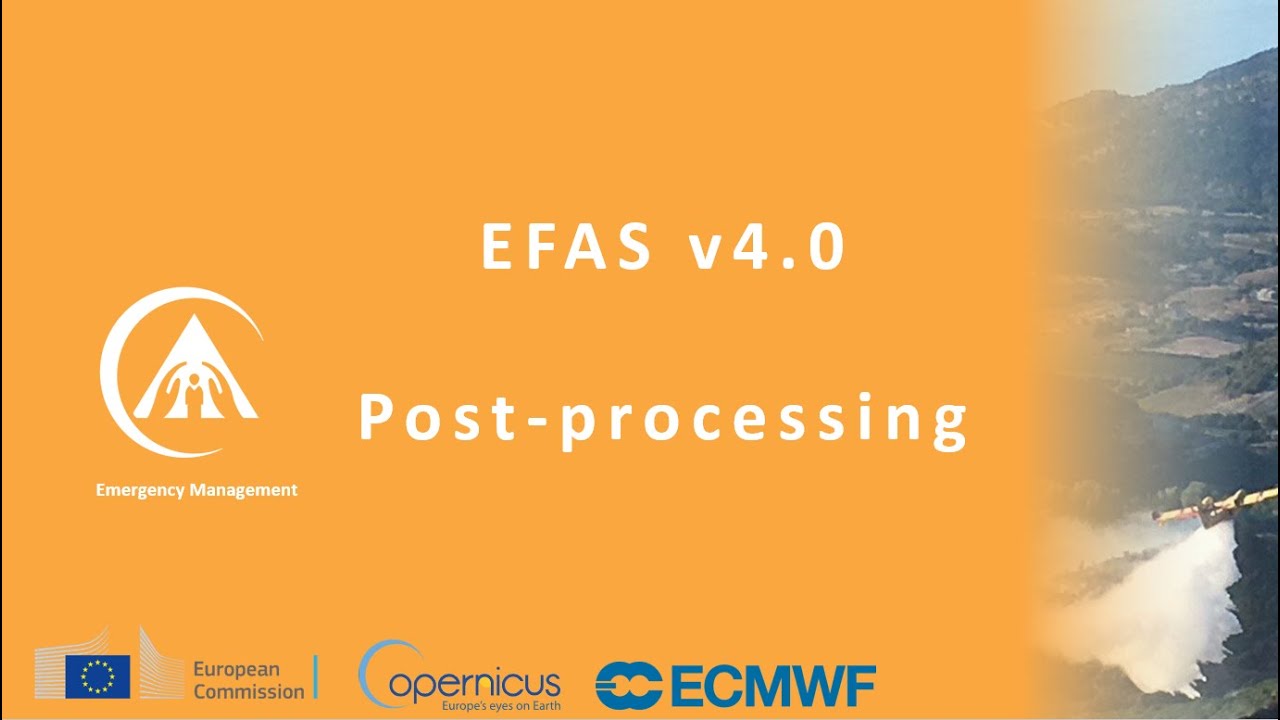 Post processing - EFAS v4.0