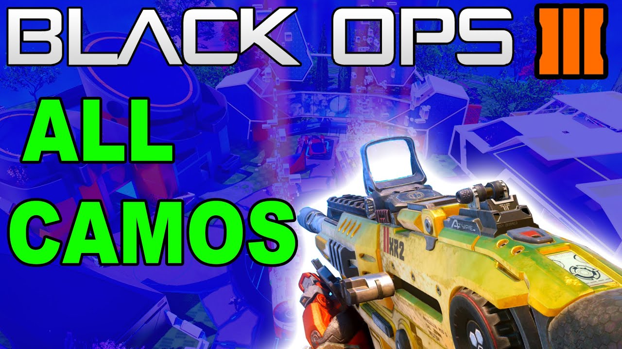 Black Ops 3: All Weapon Camos Showcase-Diamond, Gold, Weaponized 115 & more!