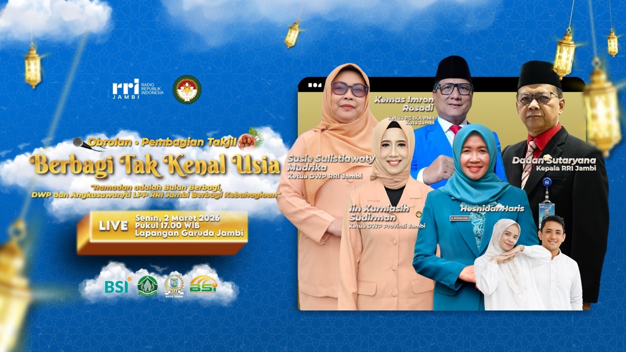 🔴 [ LIVE ] OBROLAN RRI BERBAGI TAKJIL  |   SENIN, 02 MARET 2026
