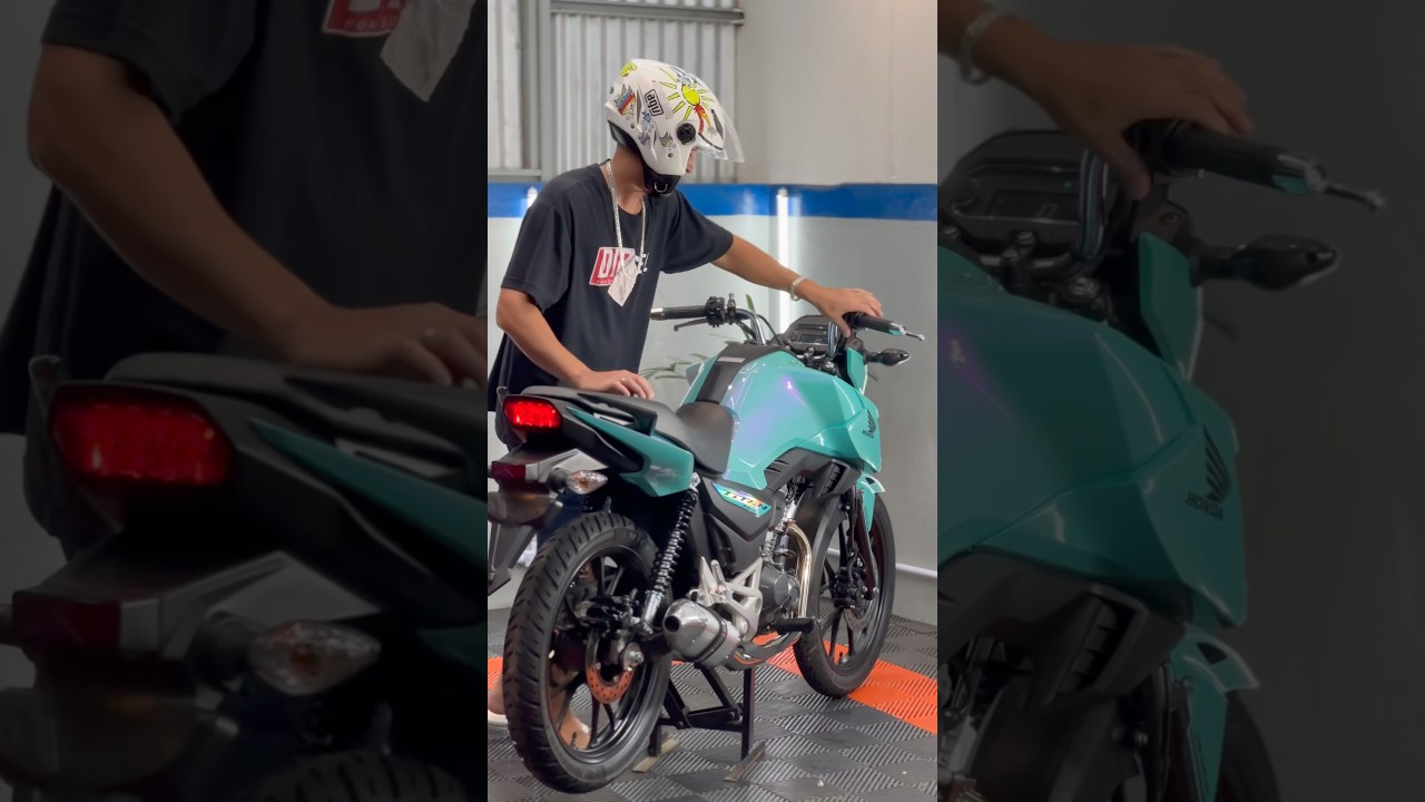 Titan 160 2025 projeto exclusivo EvanilsonGrau🚀🩵 #pintura #moto #titan160 #grauderua #graudemoto