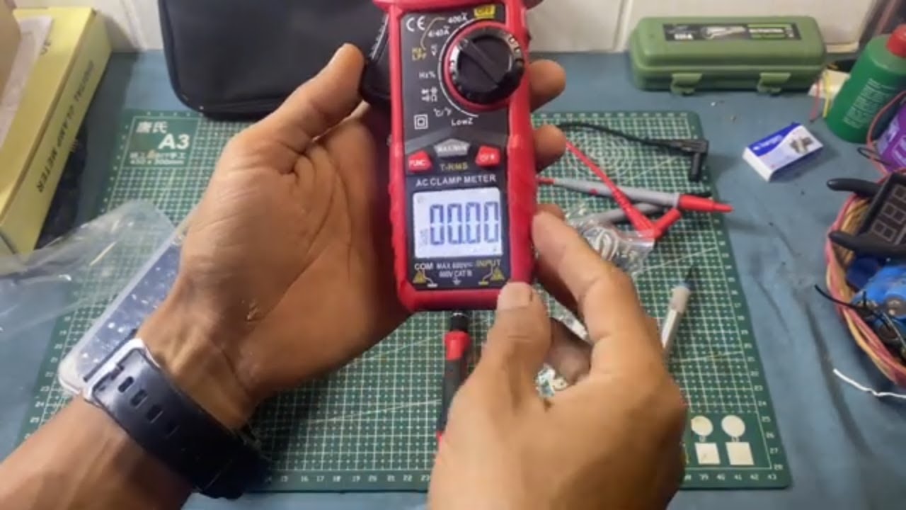 unboxing tang ampere meter habotest HT207B