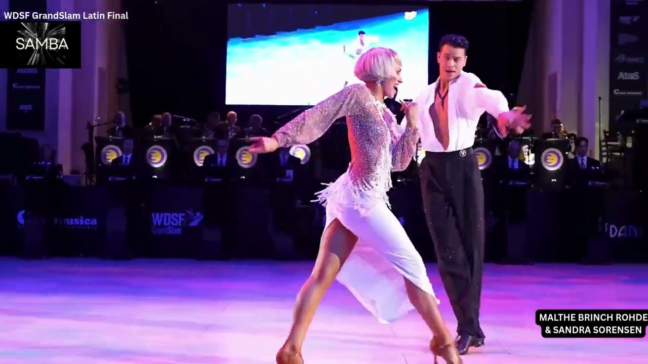 MALTHE BRINCH ROHDE & SANDRA SORENSEN Samba WDSF Grand Slam 2025 Blackpool