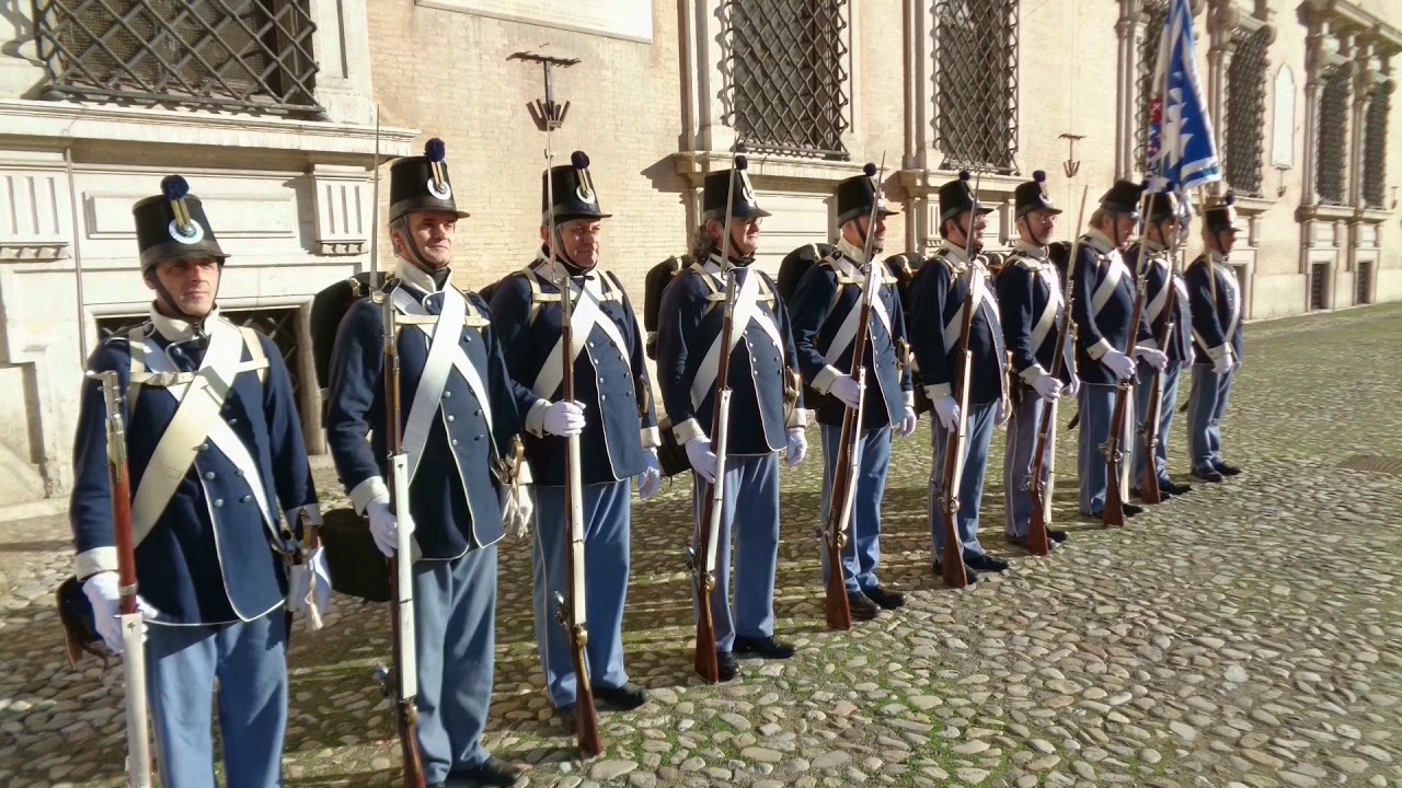 Il Battaglione Estense in Accademia Militare a Modena