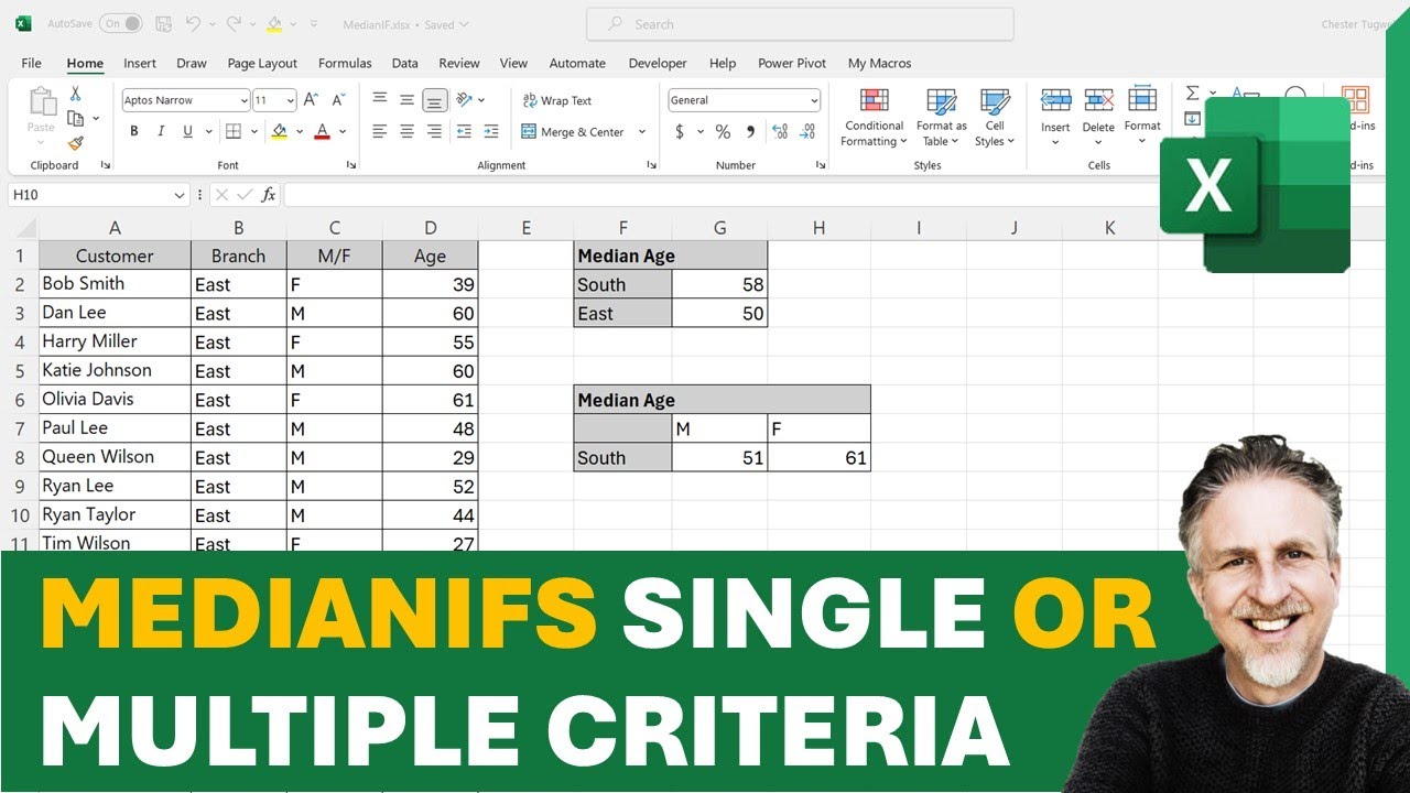 How to Perform a MEDIANIFS Calculation in Excel with One or More Criteria - 3 Methods 🔥