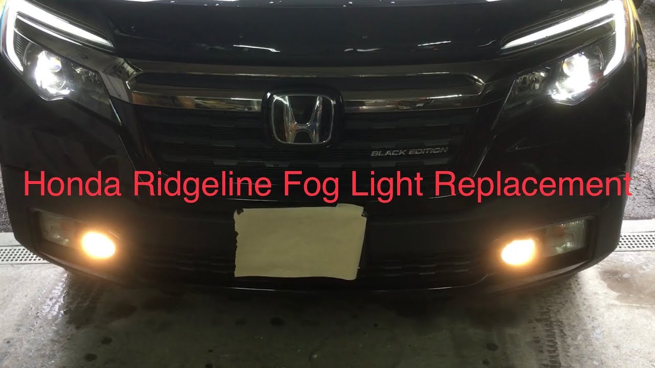 Замена противотуманных фар Honda Ridgeline