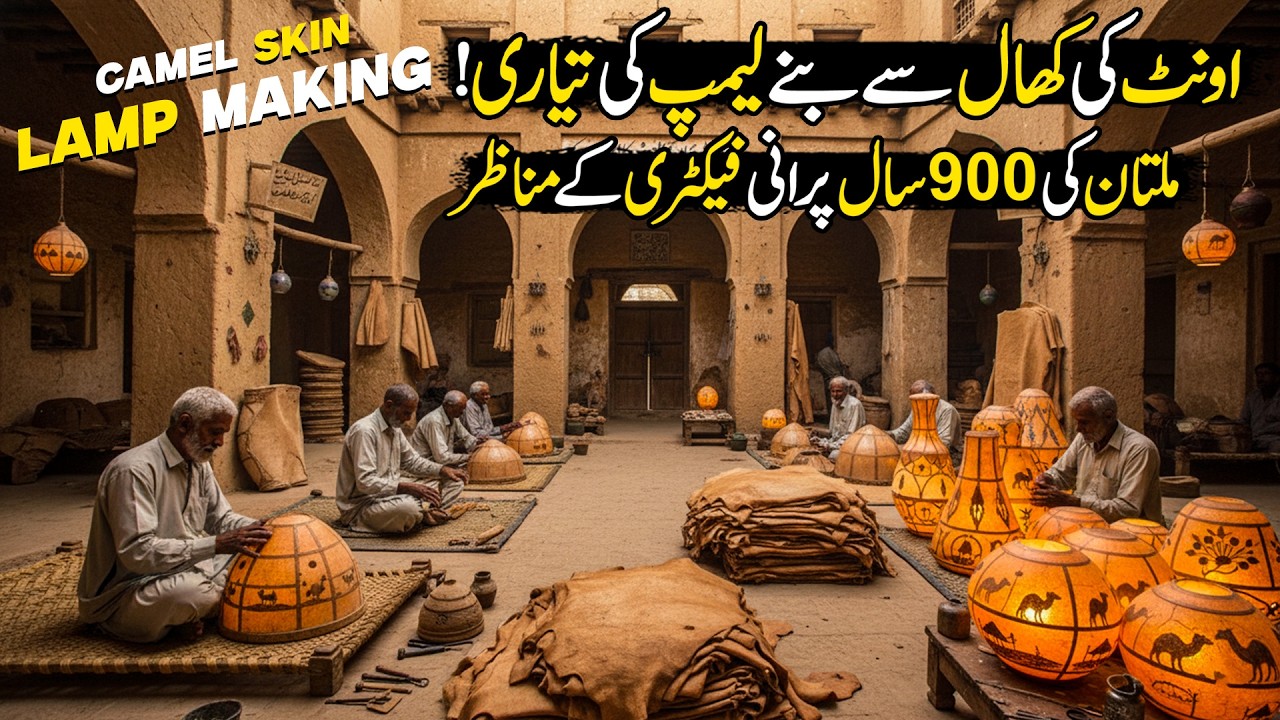 Amazing Camel Skin Lamps Manufacturing In Multan's 900 Years Old Factory | Made In Pakistan