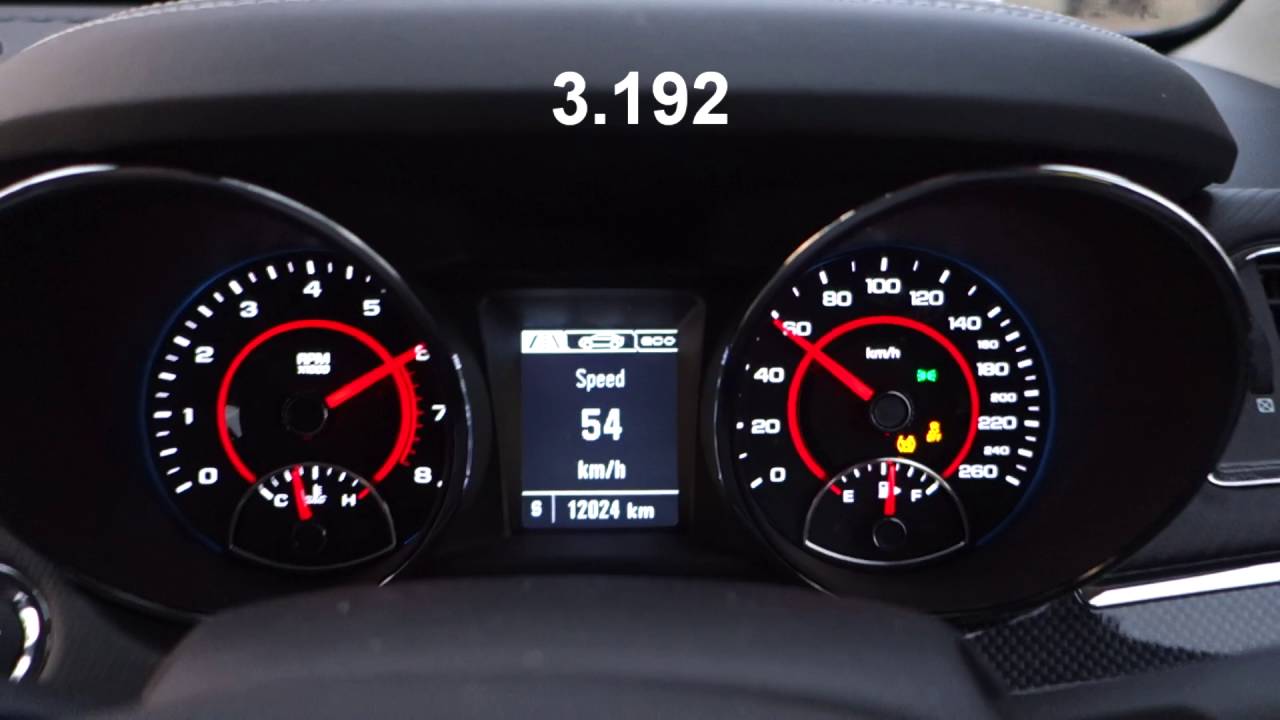 Holden Commodore VFII SV6 2016 acceleration 0-100km/h and 80-120km/h