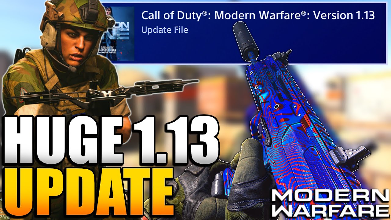 All Changes in 1.13 Update | New Crossbow, Classes, and More | Modern Warfare