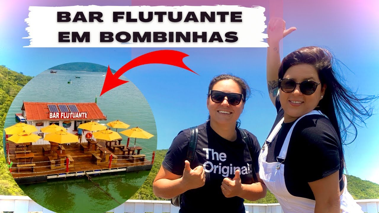 CONHEÇA UM BAR FLUTUANTE NA PRAIA DE CANTO GRANDE EM BOMBINHAS 