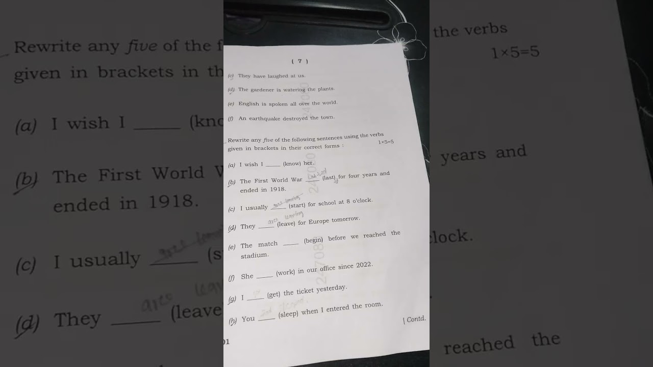 2026 ka english paper solve 👍 #new video #viralvideo #nonfollowers #10 millionvews ❤️