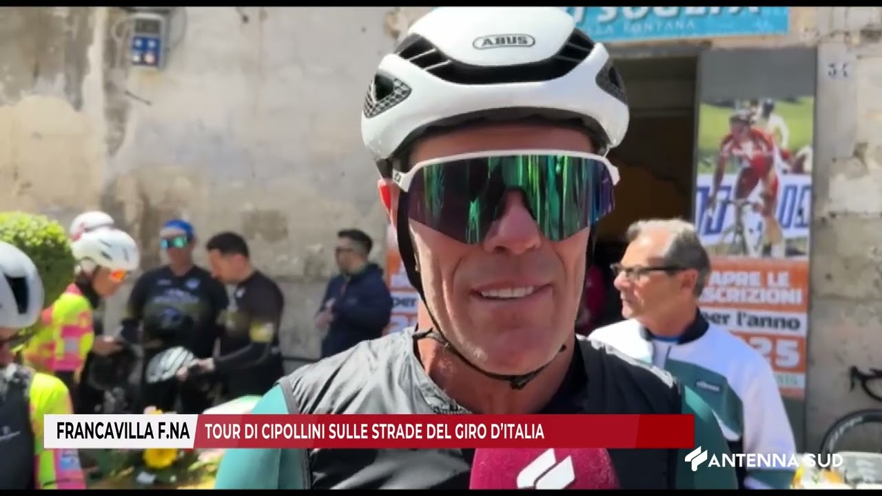 11 APRILE 2025   FRANCAVILLA FONTANA   TOUR DI CIPOLLINI SULLE STRADE DEL GIRO D’ITALIA