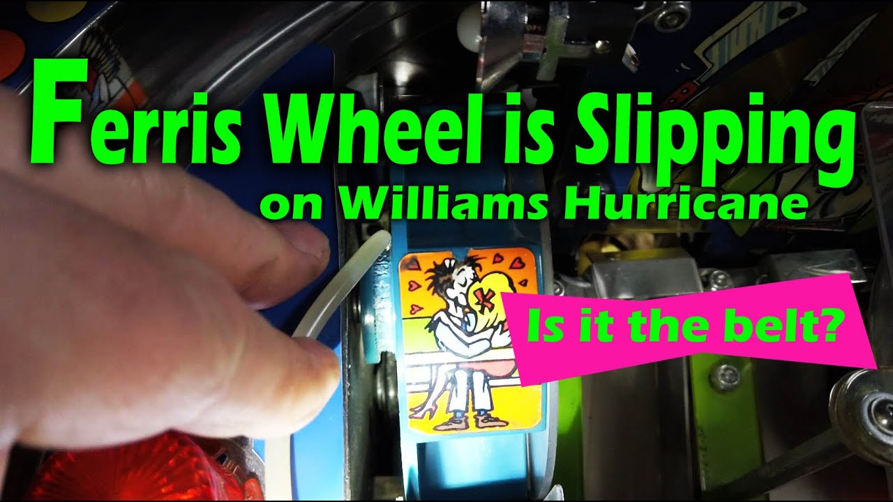 Fixing the Ferris Wheel on Williams Hurricane Pinball