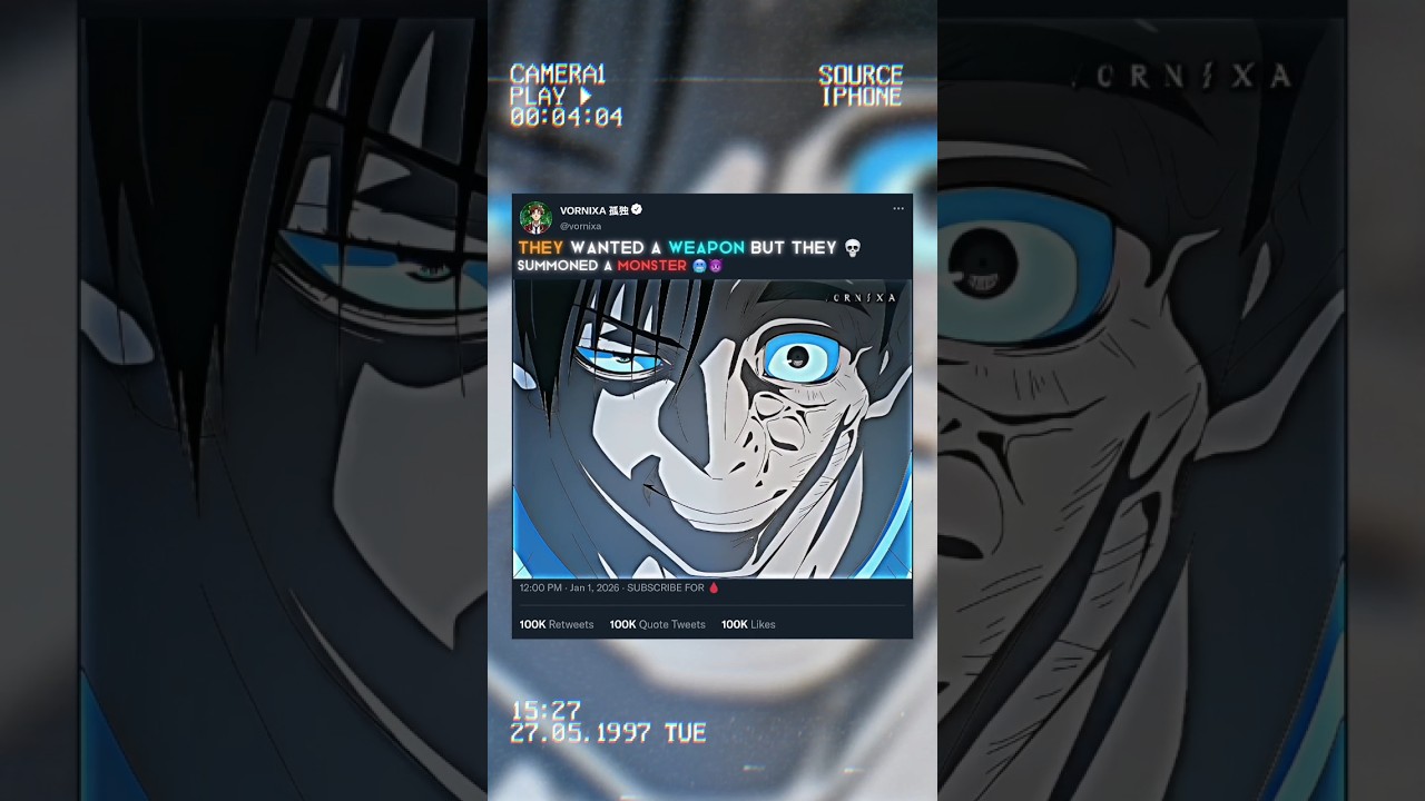 &ldquo;Toji Came Back 🤯☠️ | TIKI TIKI(ULTRA SLOWED) #jjk #jujutsukaisen #toji #shorts #sound