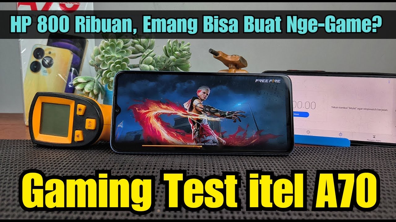 Gaming Test itel A70 - HP 800 Ribuan Emang Bisa?