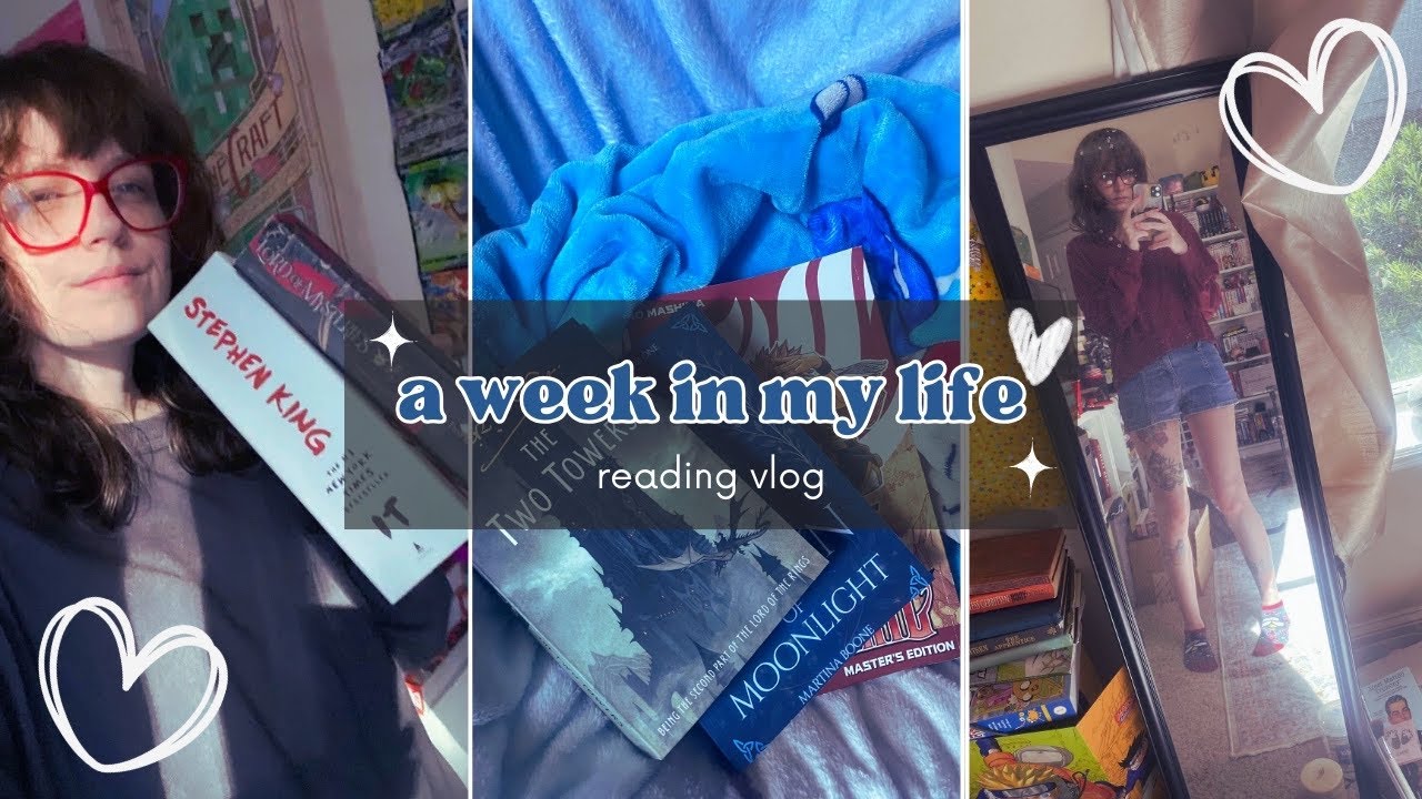 READING VLOG ☁️ finished 4 books, haul, 5 star read