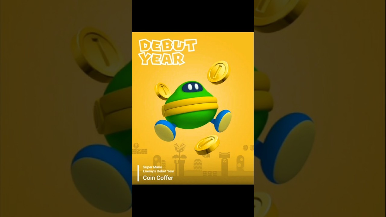Super Mario - Enemy's Debut Year - Coin Coffer | Super Mario 3D Land