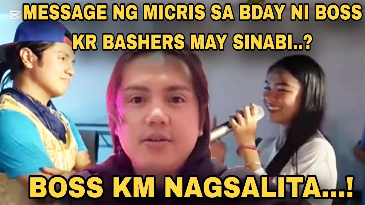 ⭕ BOSS KM HINDI MAKAPIGIL BASHERS SINAGOT DAHIL SA MESSAGE NG MICRIS #kalingaprab #micris #ofwlife 