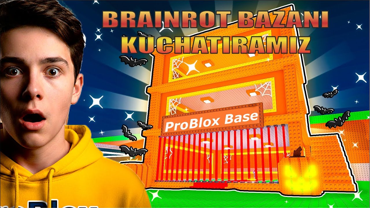 Robloxda Brainrot Bazani Kuchaytiramiz va himoya qilamiz! Steal a Brainrot!