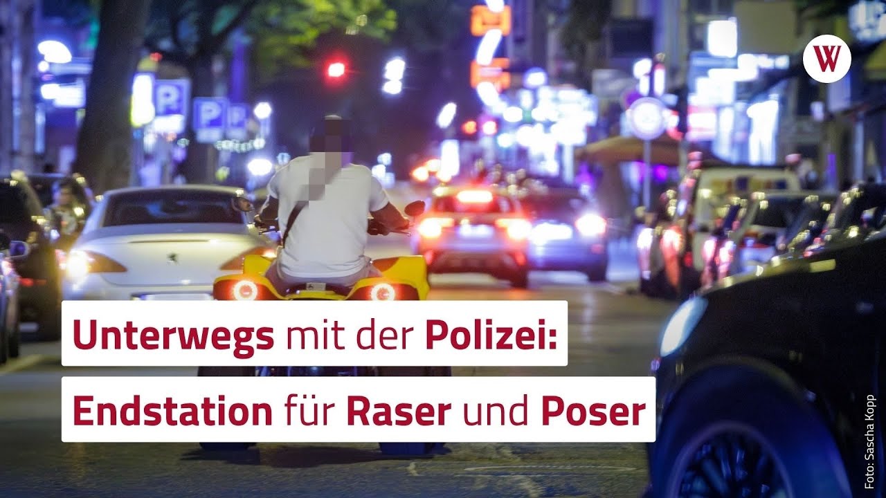 Unterwegs mit der Polizei: Endstation f&uuml;r Raser und Poser