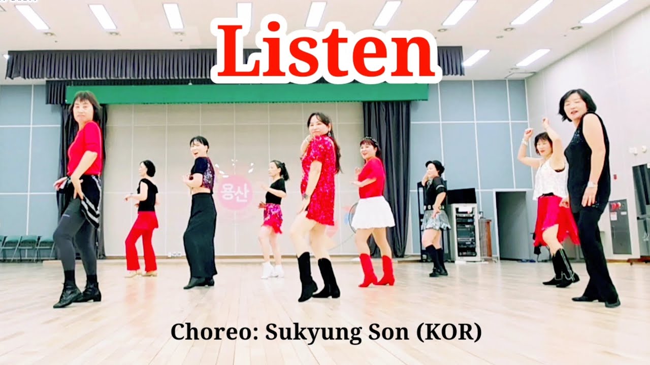 Listen LineDance/Low Intermediate/리슨/쉬운중급라인댄스 