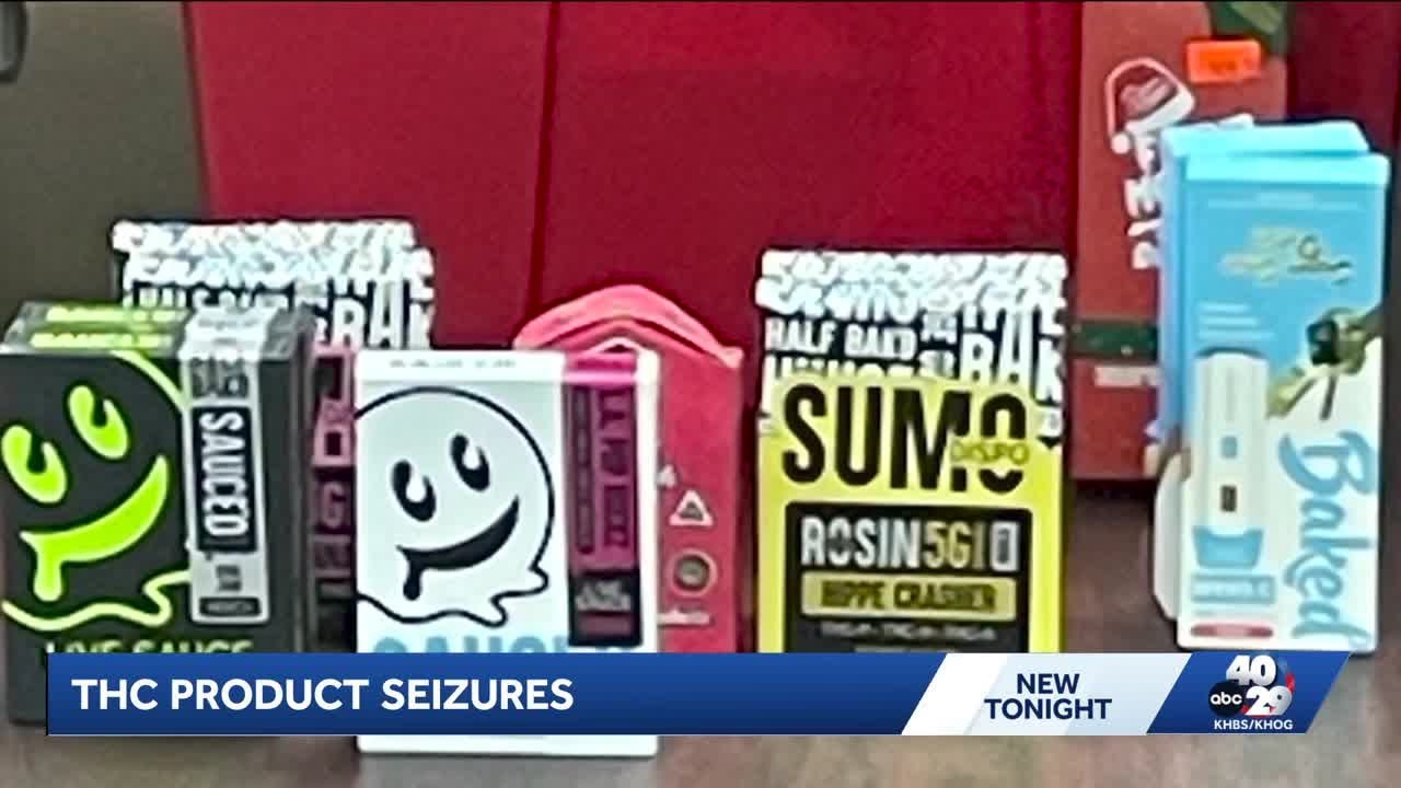 Arkansas agents seize thousands of illegal THC products