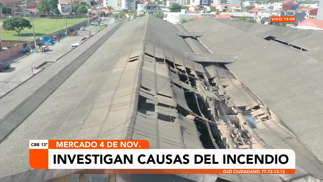 El incendio de magnitud del mercado 4 de noviembre habría sido causado por un corto circuito