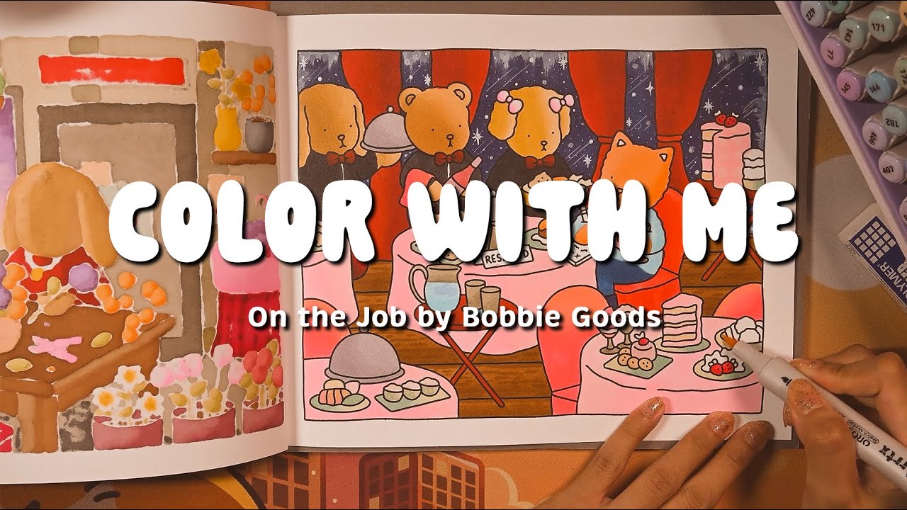 COLOR WITH ME | On the Job by Bobbie Goods | Food Critic