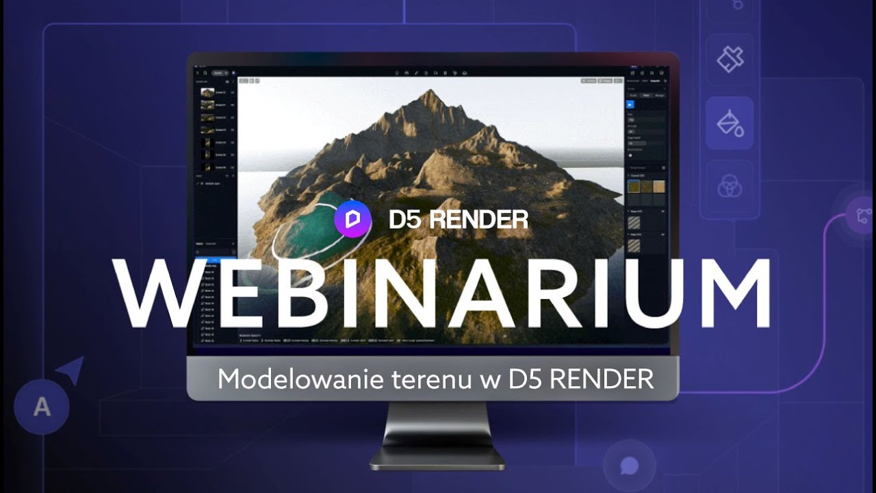 Webinarium: Modelowanie terenu w D5 Render