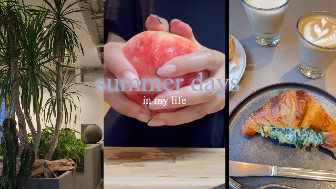 【vlog】仕事のことばかり考えていた夏の頃の息抜き美容dayの記録🫧🩰☕️