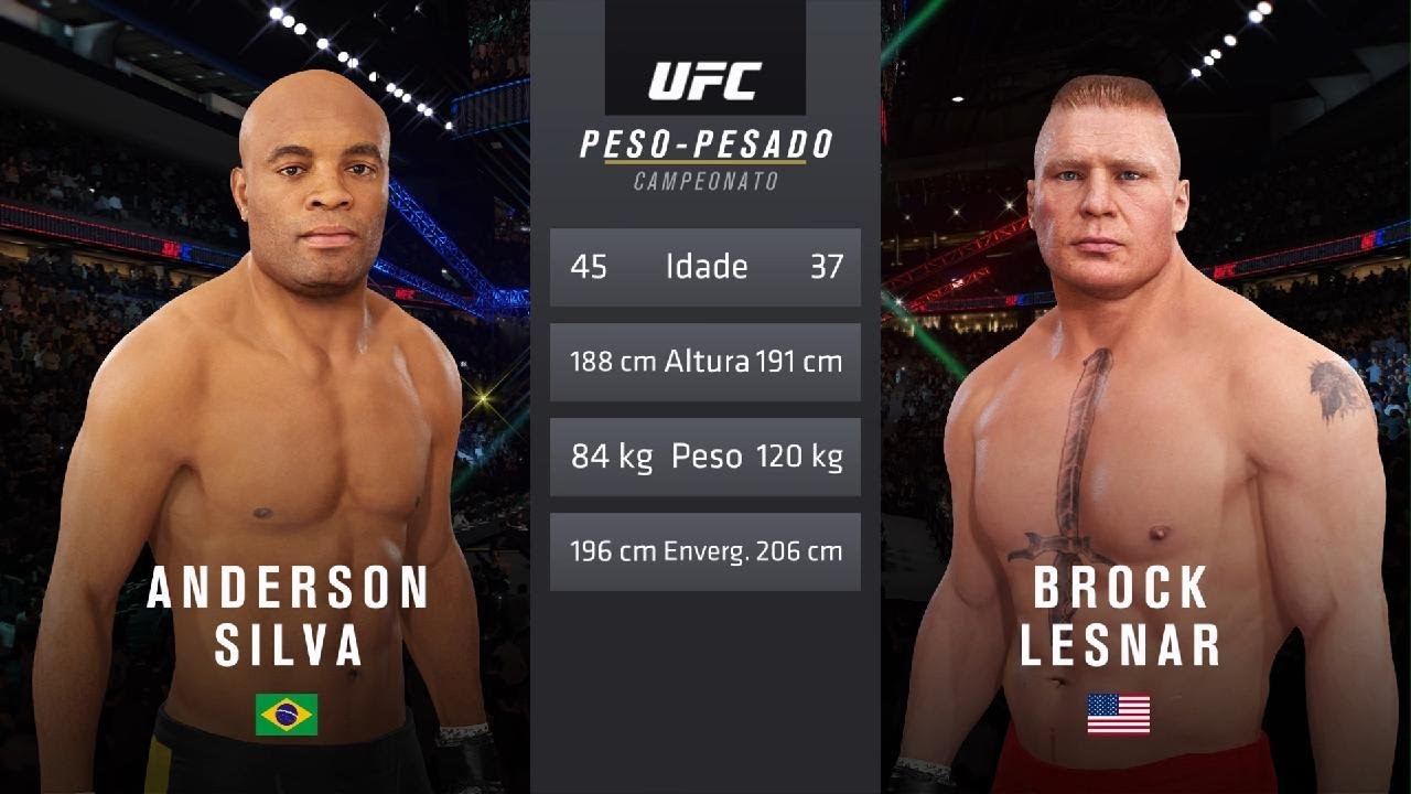 Anderson Silva vs Brock Lesnar - Full Fight - UFC 4