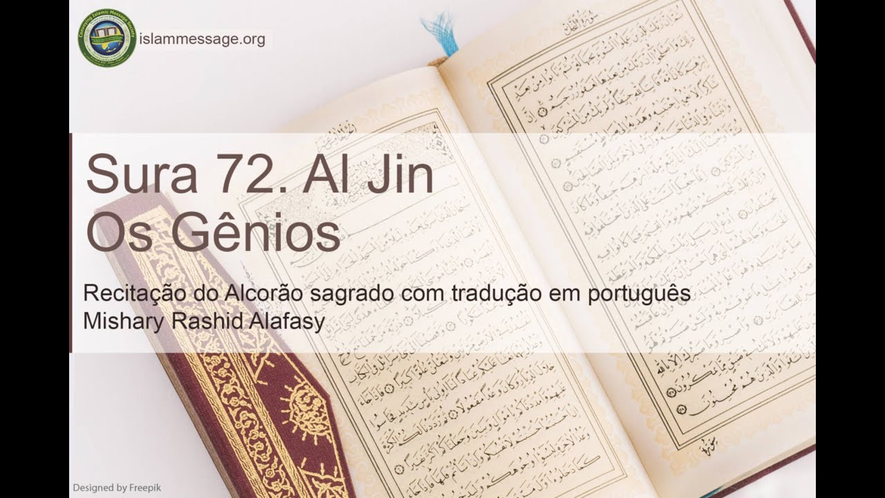 Alcorão Sura 72 Al Jin (Os Gênios) Português | Mishari Rashed Al Afasy