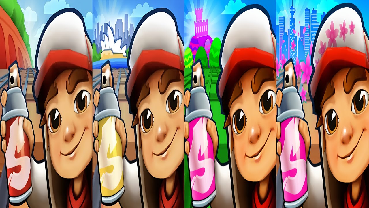 Subway Surfers : Classic 2025 🆚 Sydney 2024 🆚 Edinburgh 2023 🆚 Vancouver 2022 