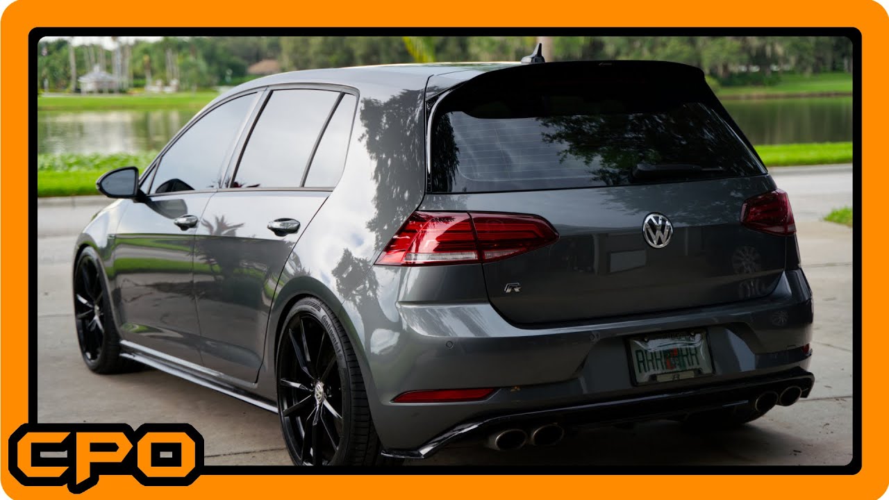 Aerofabb Spoiler Extension Installed on my 2019 Golf R