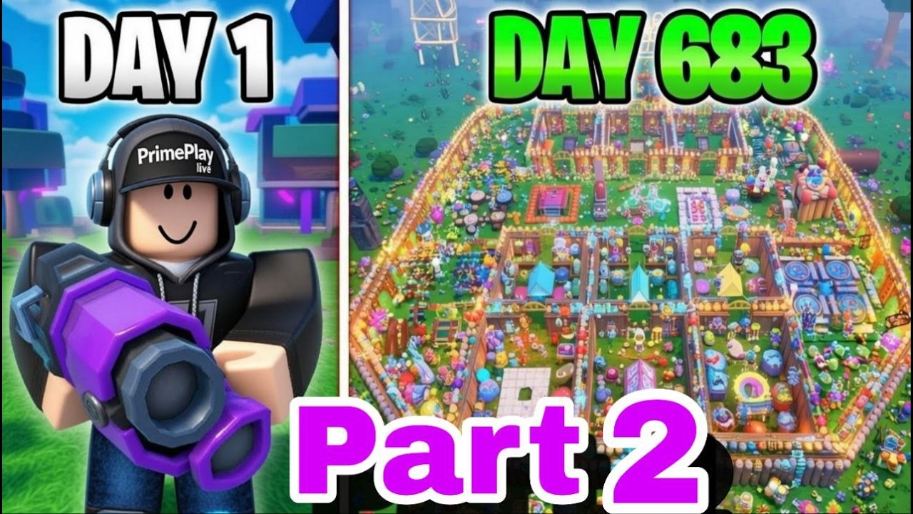 Day 1 vs Day 683… My Roblox World Changed Completely #99nightintheforest #roblox