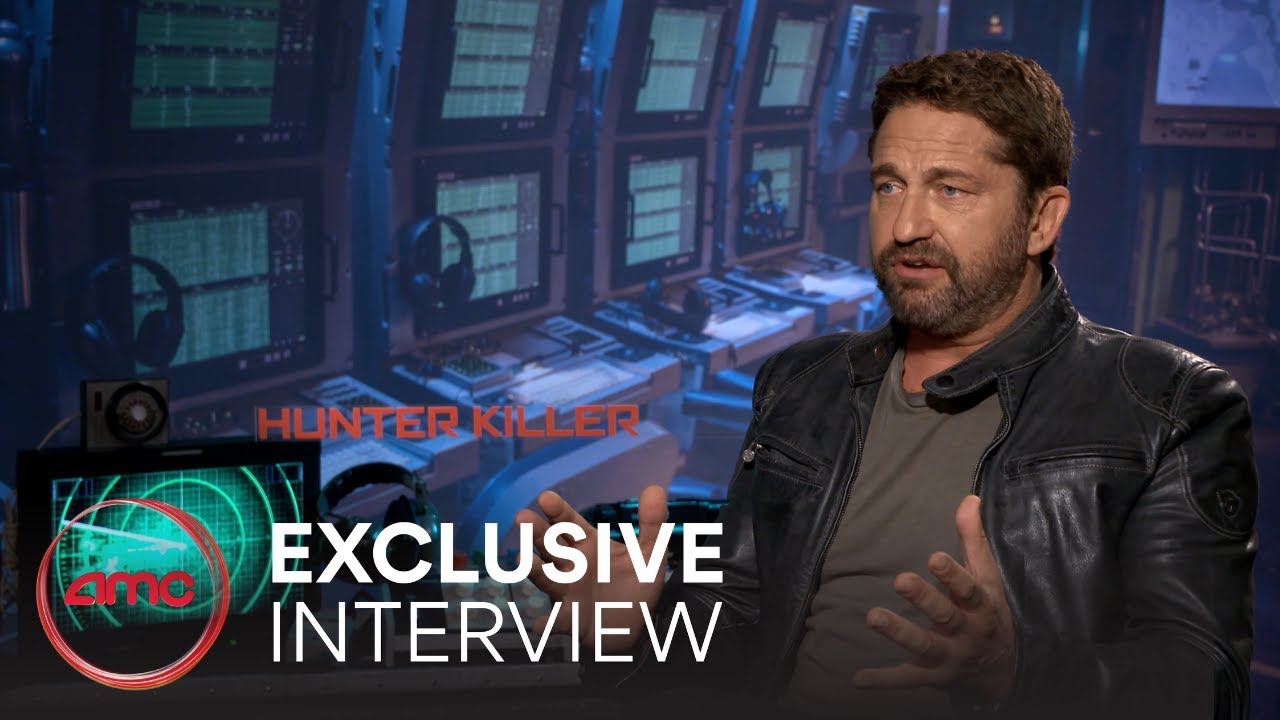 HUNTER KILLER Interview (Gerard Butler) | AMC Theatres (2018)