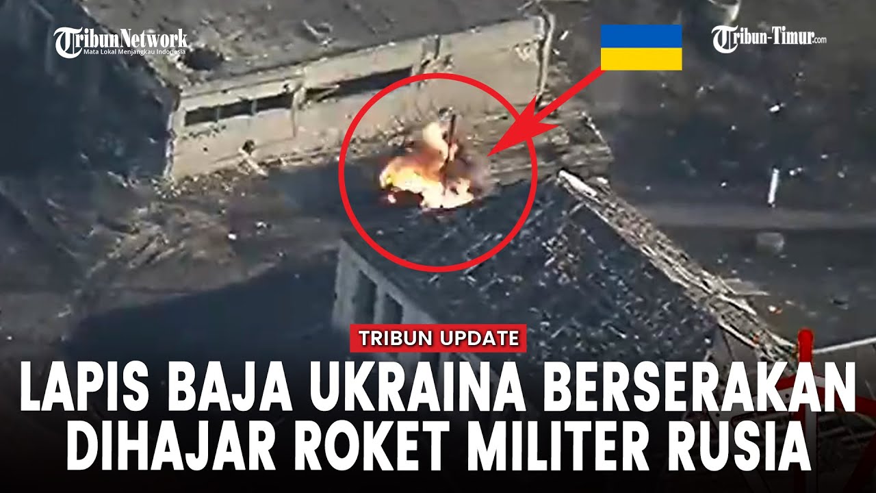 Serangan Roket Rusia di Sudzha Hancurkan Kendaraan Militer Ukraina hingga Berserakan