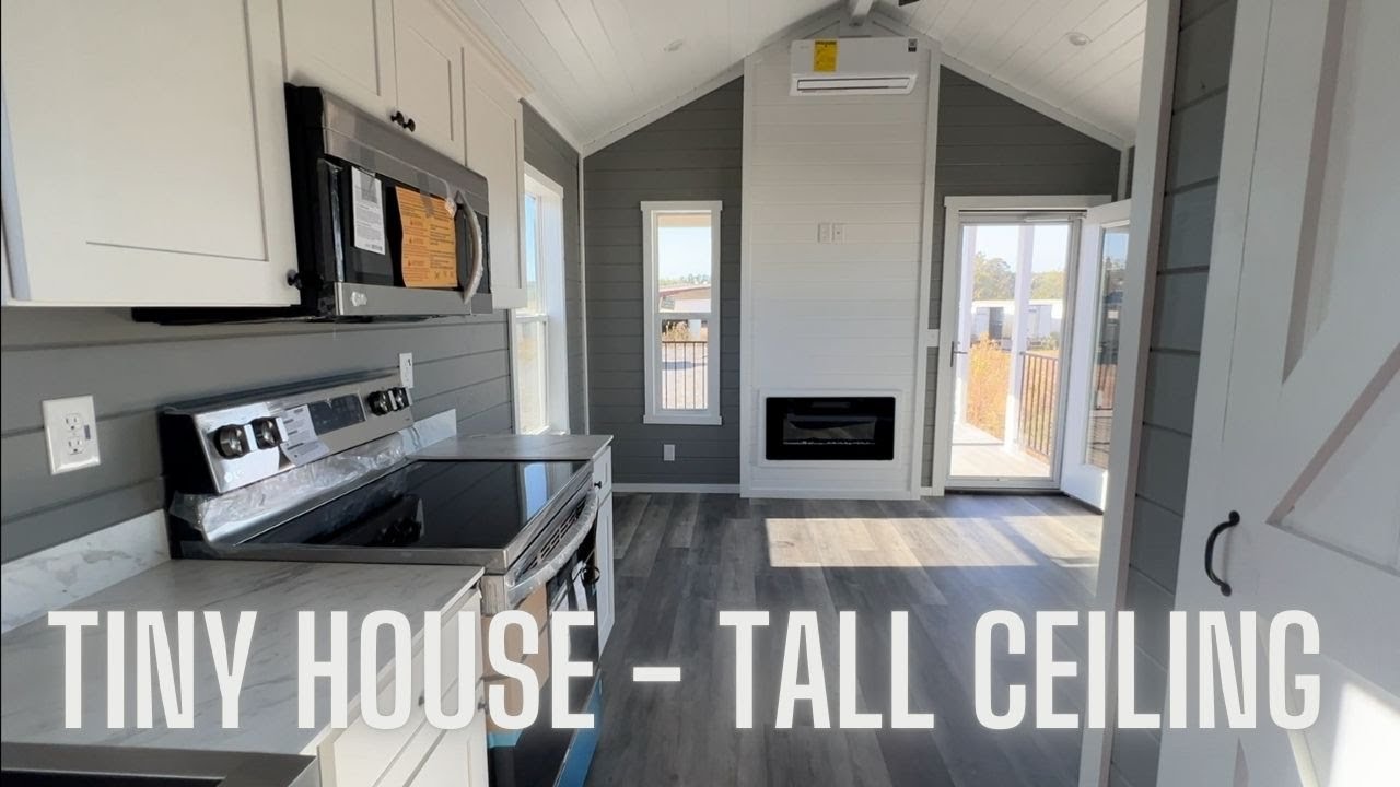 Tiny House with High Roof Pitch and Huge Bathroom! Tiny Home Tour of the Madison by Phoenix HD 1080p