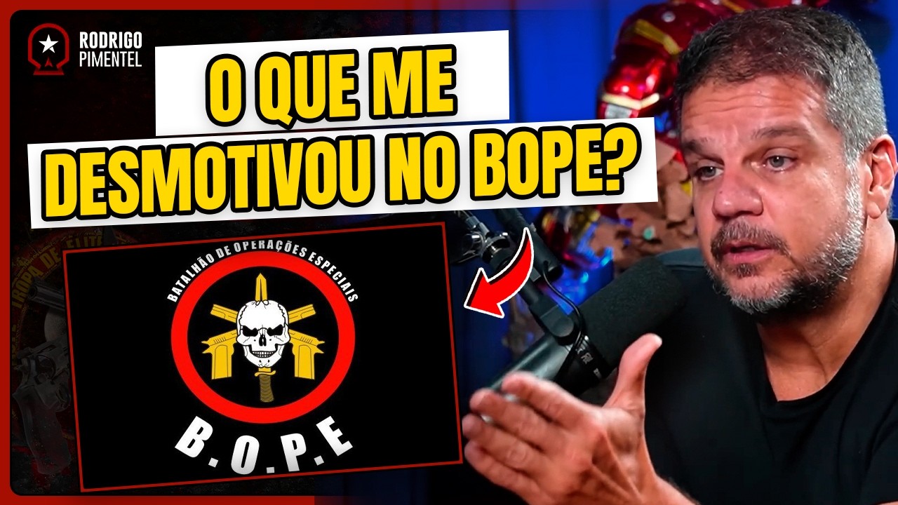 Por Que o Capitão Rodrigo Pimentel Deixou o BOPE? @Rodrigo Pimentel