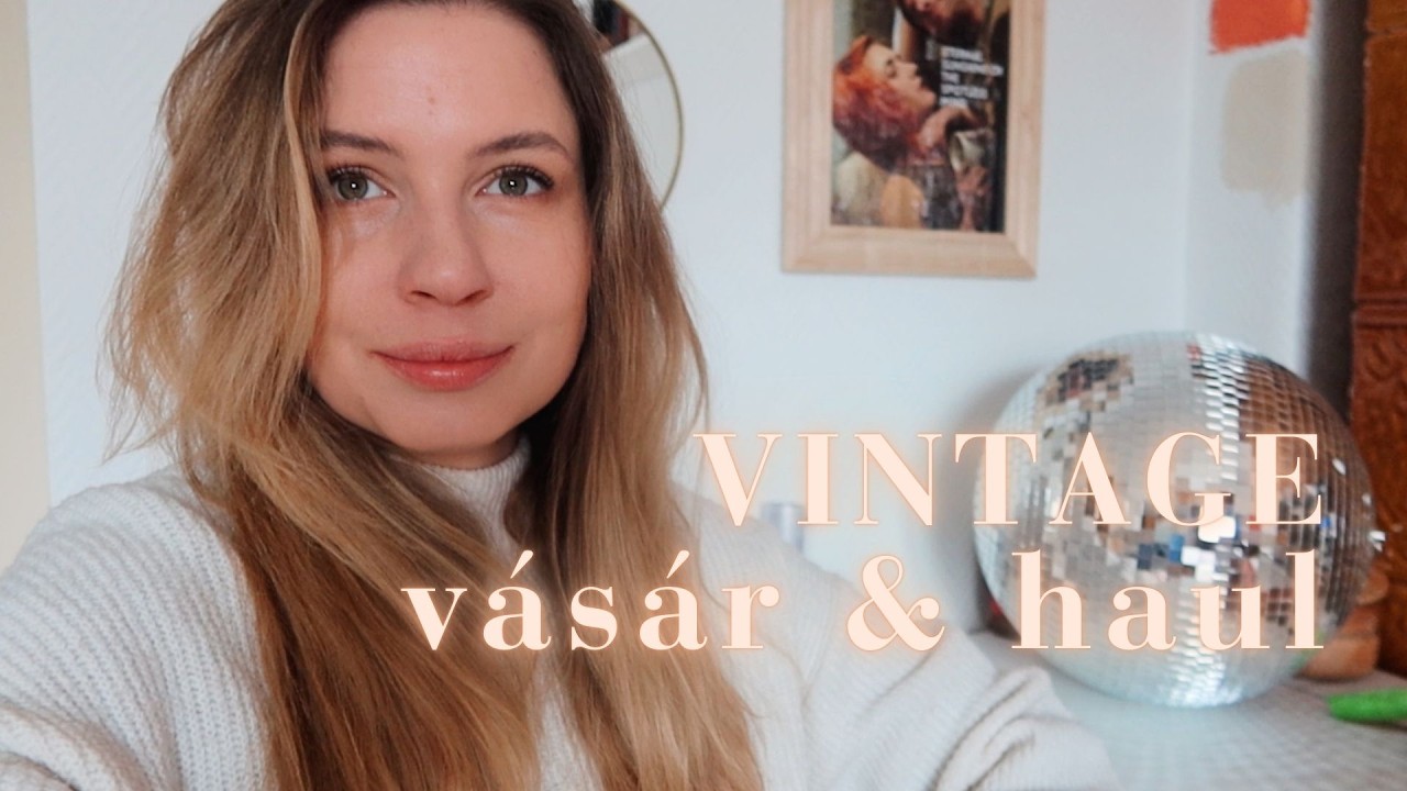 Vintage lakásdekor vásár és haul | VLOG