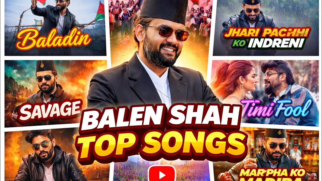 @BalenShah - &ldquo;Balen Shah All Rap Songs | Ultimate Nepali Rap Compilation&rdquo;
