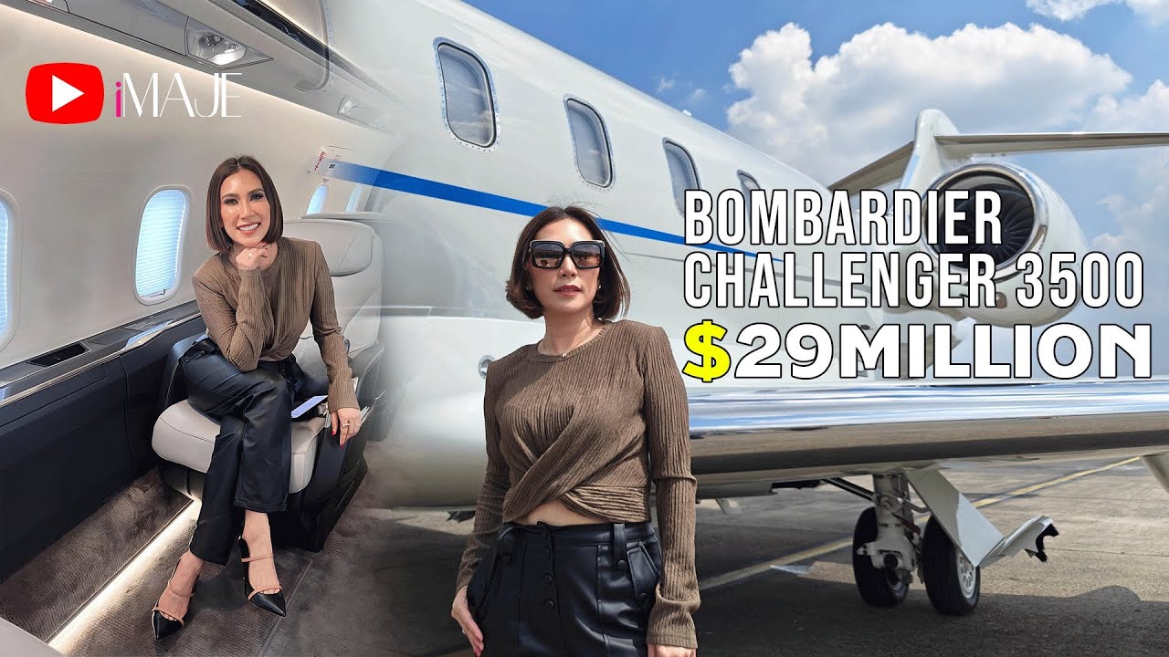Inside the unique PRIVATE JET BOMBARDIER Challenger 3500