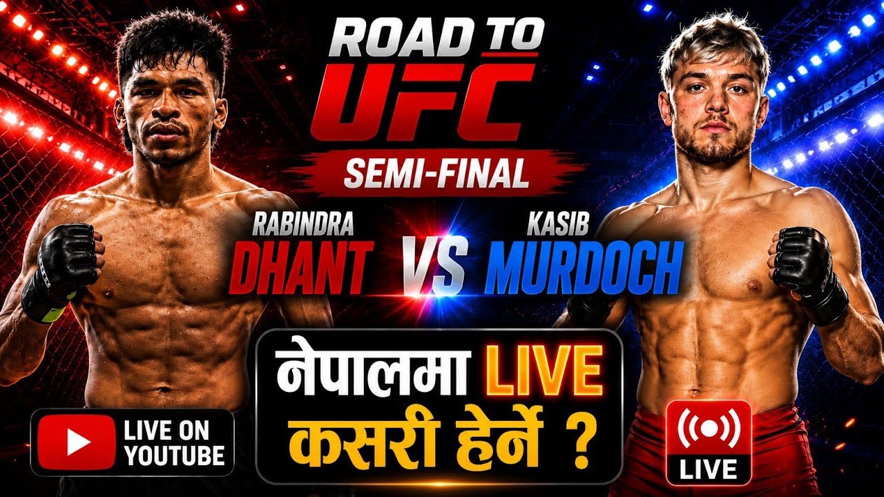 ​How To Watch UFC Live In Nepal🇳🇵| Rabindra Dhant VS Kasib Murdoch | UFC Live Kasari Herne