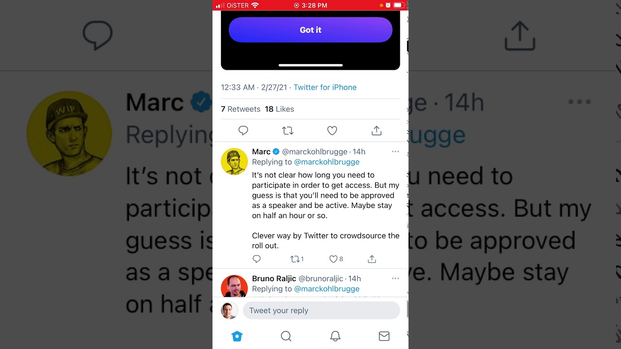 How to get an early access to Twitter Spaces?