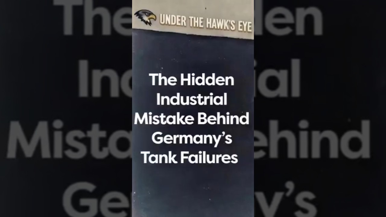 What Was The Hidden Industrial Mistake Behind Germany’s Tank Failures 